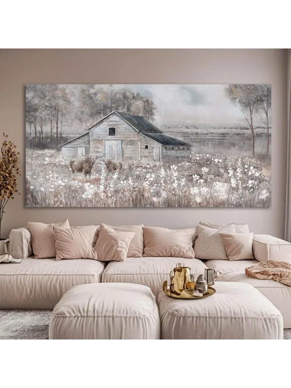 Floral Canvas Wall Art - Large 29